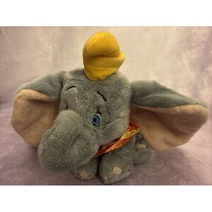 Disney Store 10" Dumbo Plush Elephant Stuffed Animal Toy
